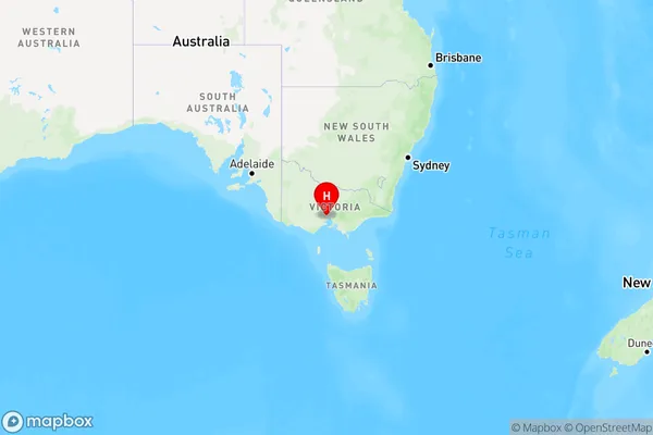 Mount Cottrell,Victoria Region Map