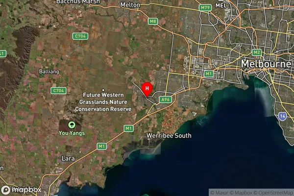 Wyndham Vale,Victoria Satellite Map