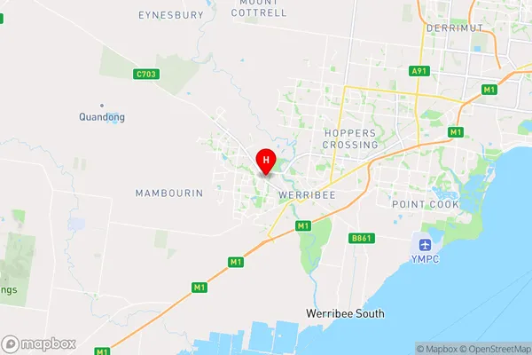 Wyndham Vale,Victoria Area Map