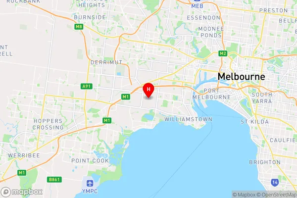 Altona East,Victoria Area Map