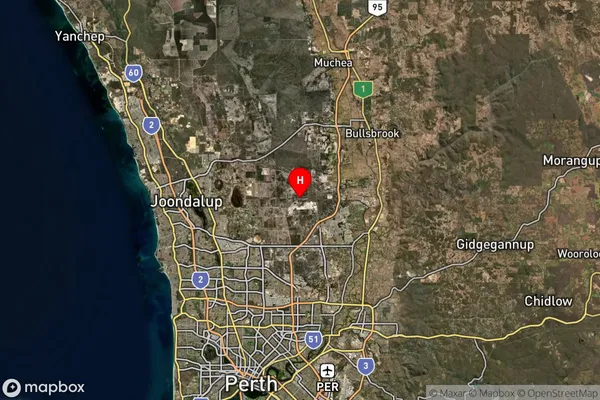 Melaleuca,Western Australia Satellite Map