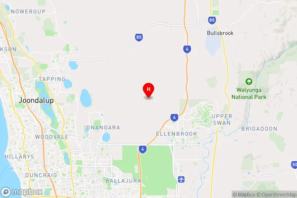 Melaleuca,Western Australia Area Map