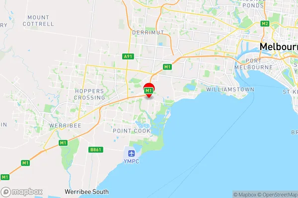 Altona Meadows,Victoria Area Map