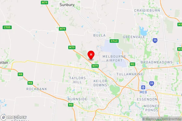 Keilor North,Victoria Area Map