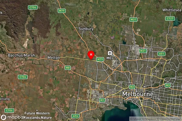 Plumpton,Victoria Satellite Map