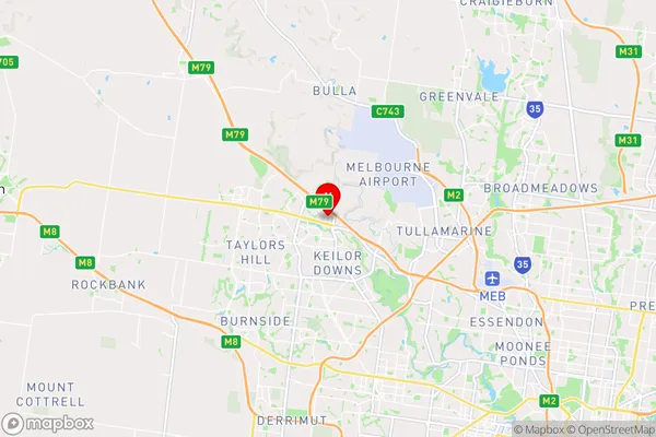 Keilor Lodge,Victoria Area Map