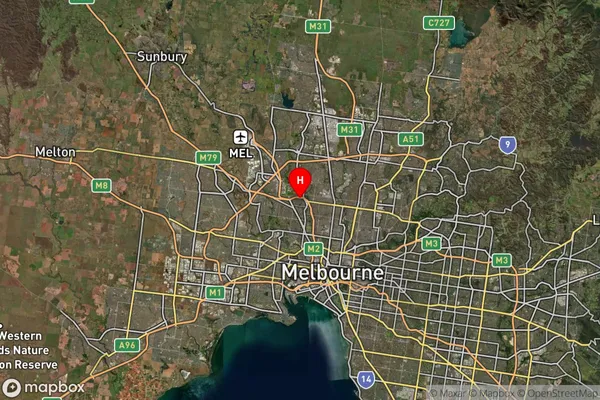 Strathmore,Victoria Satellite Map