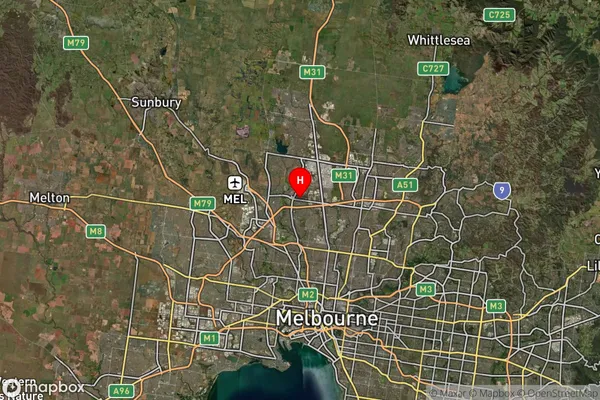 Broadmeadows,Victoria Satellite Map