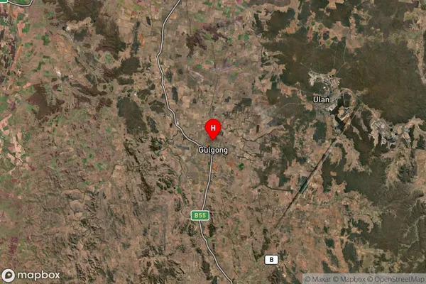 Gulgong,New South Wales Satellite Map