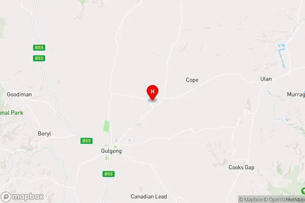 Stubbo,New South Wales Area Map