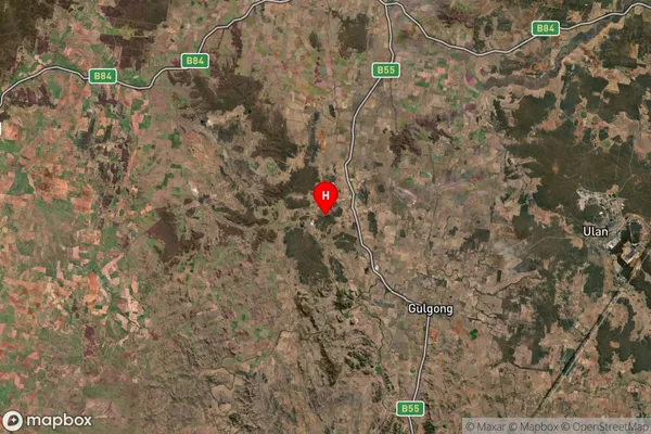 Tallawang,New South Wales Satellite Map