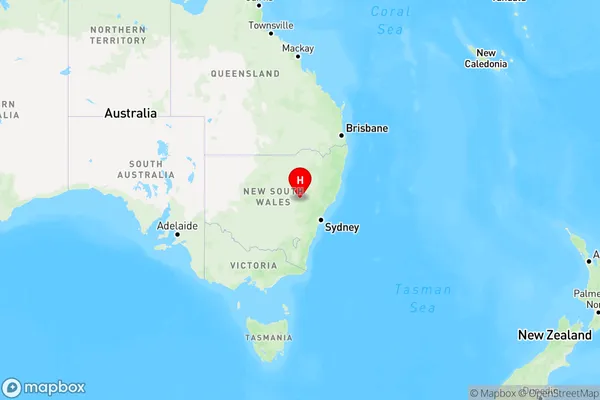 Two Mile Flat,New South Wales Region Map