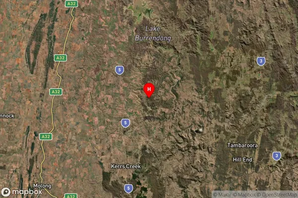 Euchareena,New South Wales Satellite Map