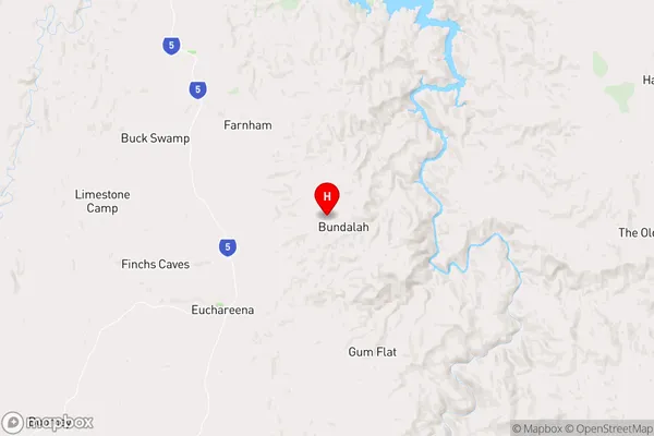 Euchareena,New South Wales Area Map