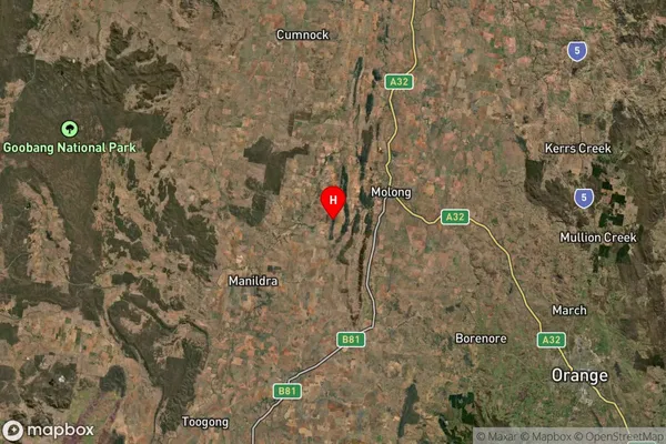 Garra,New South Wales Satellite Map