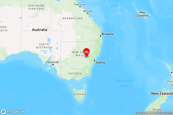 Garra,New South Wales Region Map