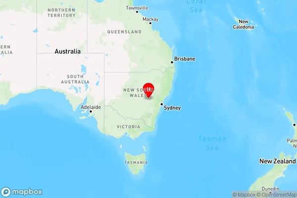 Molong,New South Wales Region Map