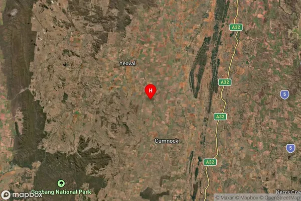 Yullundry,New South Wales Satellite Map