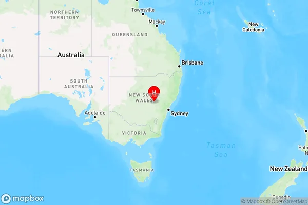 Yullundry,New South Wales Region Map