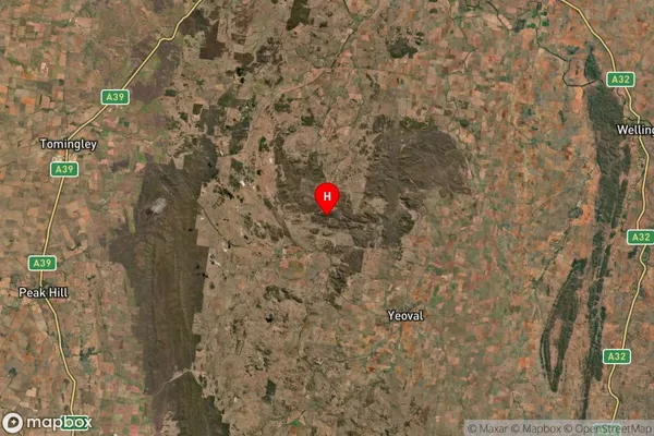 Obley,New South Wales Satellite Map