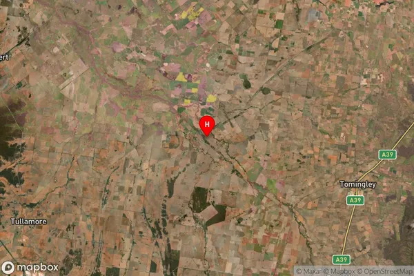 Mungery,New South Wales Satellite Map