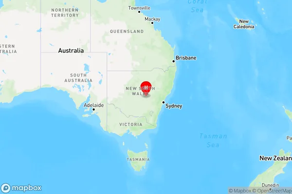 Cooks Myalls,New South Wales Region Map