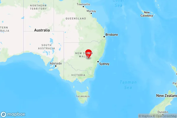 Mandagery,New South Wales Region Map