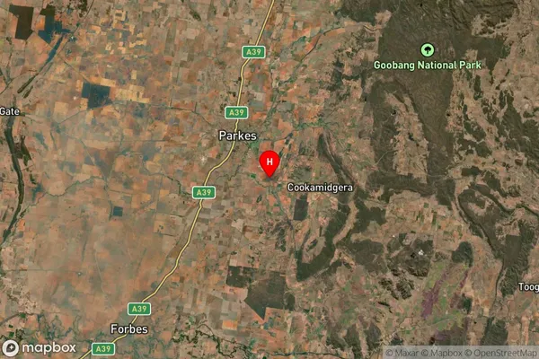 Mugincoble,New South Wales Satellite Map