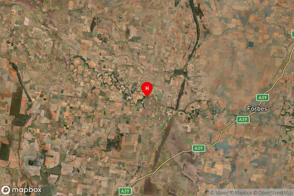 Bedgerebong,New South Wales Satellite Map