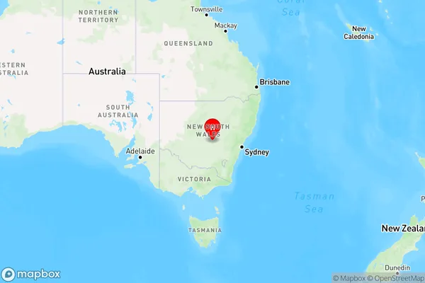 Warroo,New South Wales Region Map