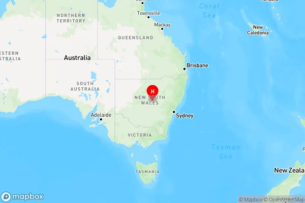 Albert,New South Wales Region Map