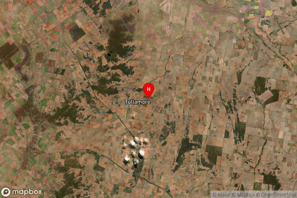 Tullamore,New South Wales Satellite Map