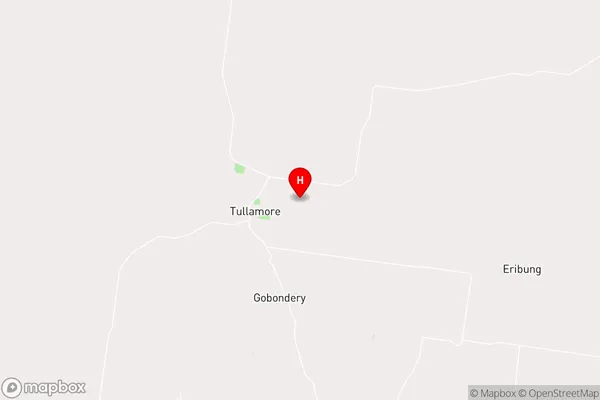 Tullamore,New South Wales Area Map