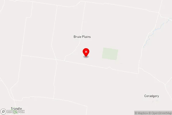 Bruie Plains,New South Wales Area Map