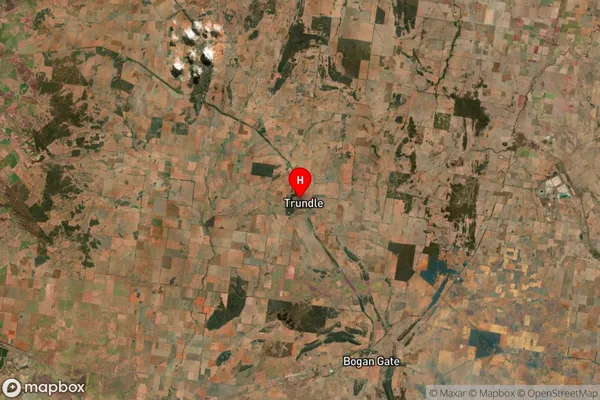 Trundle,New South Wales Satellite Map