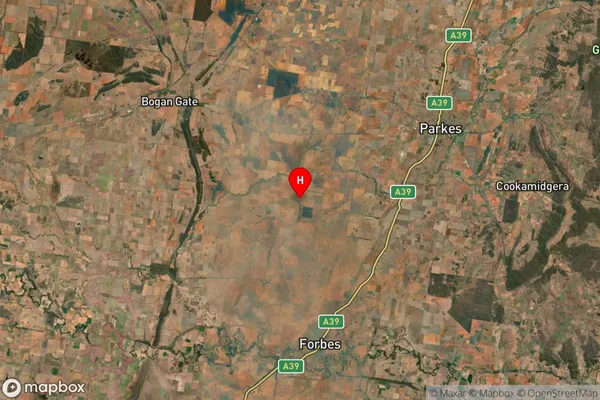 Nelungaloo,New South Wales Satellite Map