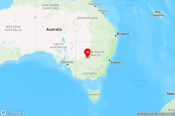 Mossgiel,New South Wales Region Map