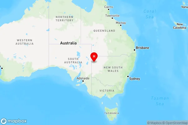 Euriowie,New South Wales Region Map