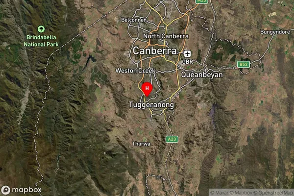 Oxley,Australian Capital Territory Satellite Map