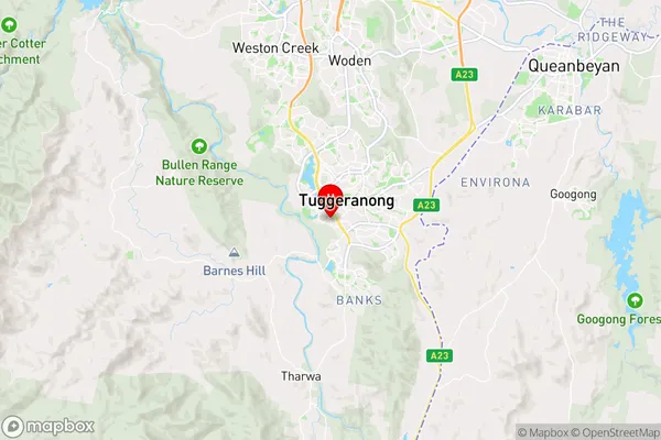 Bonython,Australian Capital Territory Area Map