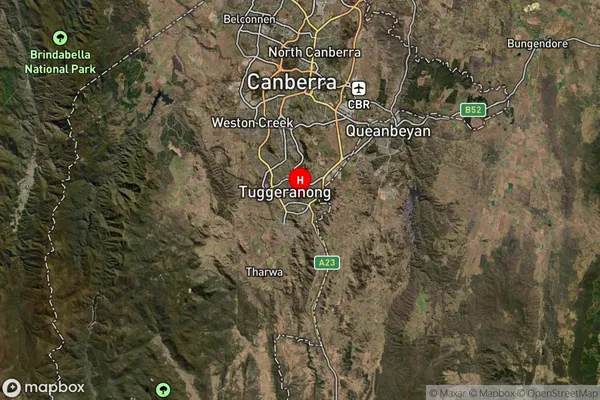 Richardson,Australian Capital Territory Satellite Map