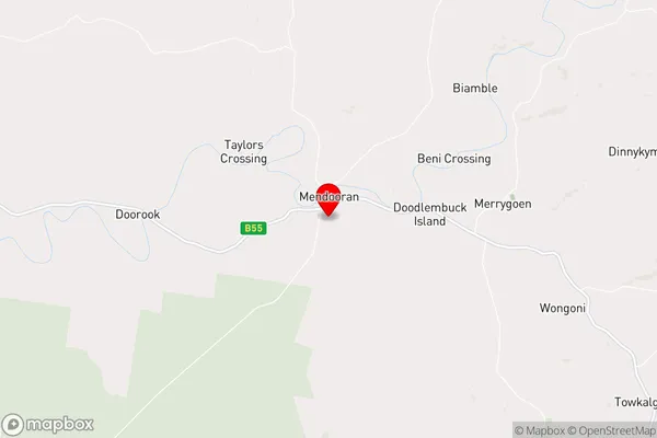 Mendooran,New South Wales Area Map