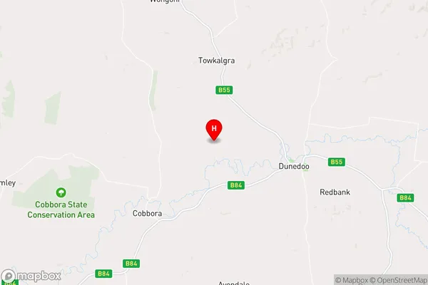 Dunedoo,New South Wales Area Map