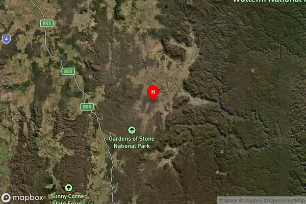 Glen Davis,New South Wales Satellite Map