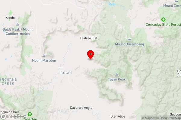 Dunville Loop,New South Wales Area Map