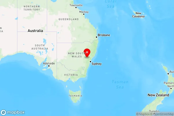 Dunville Loop,New South Wales Region Map