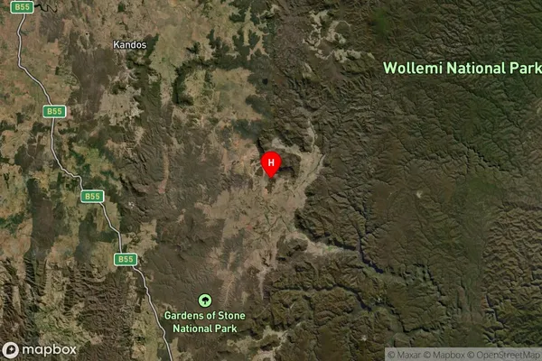 Glen Alice,New South Wales Satellite Map