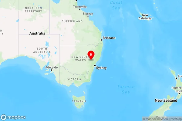 Growee,New South Wales Region Map