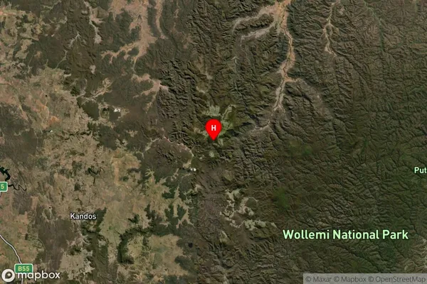 Nullo Mountain,New South Wales Satellite Map