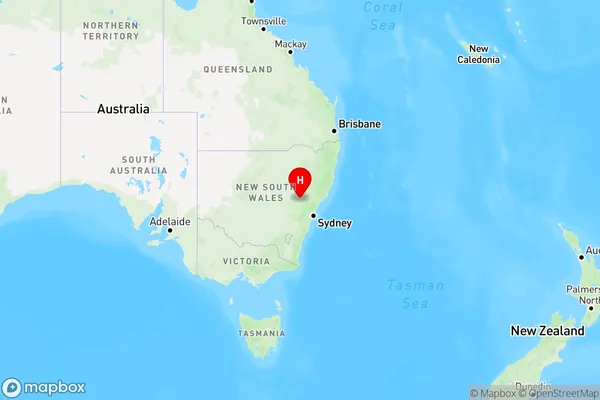 Reedy Creek,New South Wales Region Map